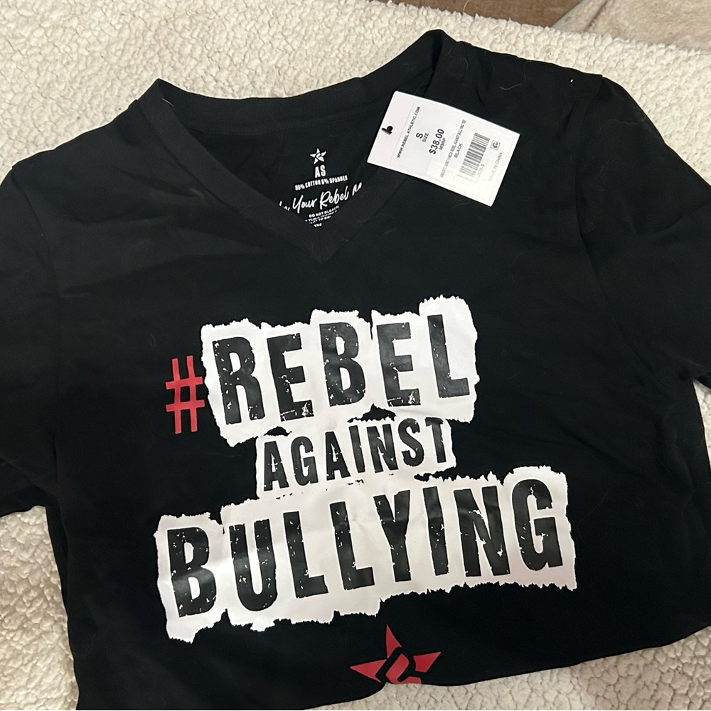 Black Anti-Bullying Graphic Tee